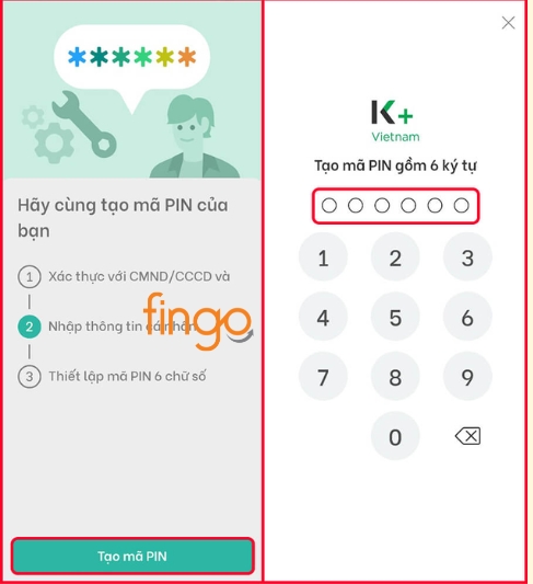 Tạo mã PIN