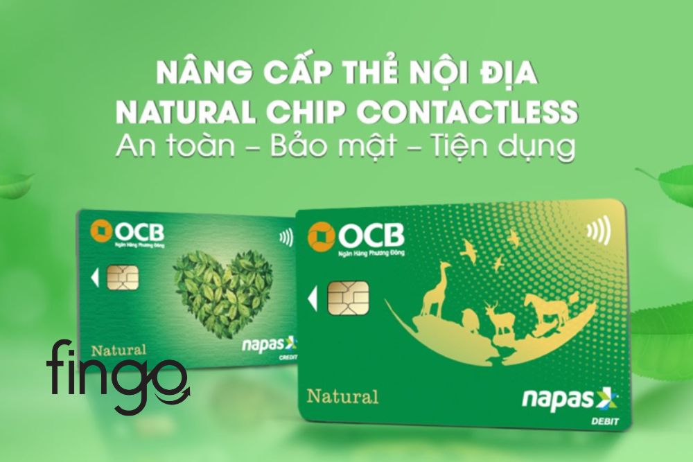 Thẻ tín dụng nội địa OCB Natural.