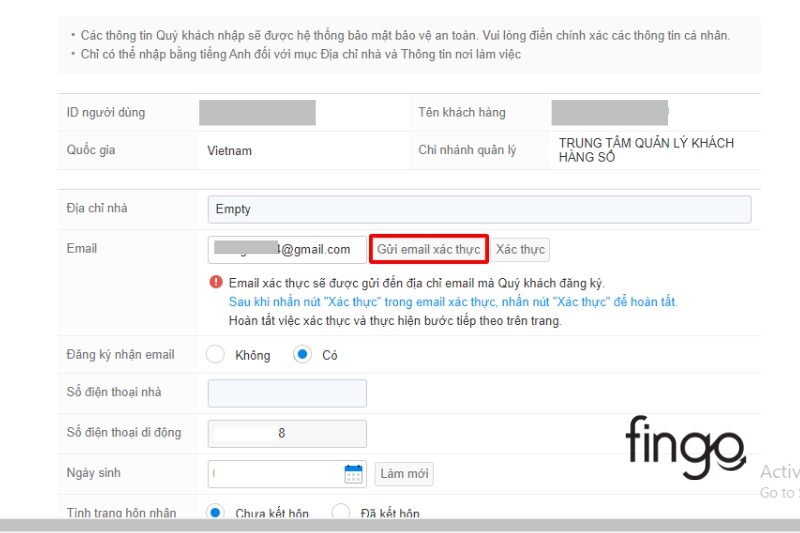 Kiểm duyệt Email và gửi Email xác thực