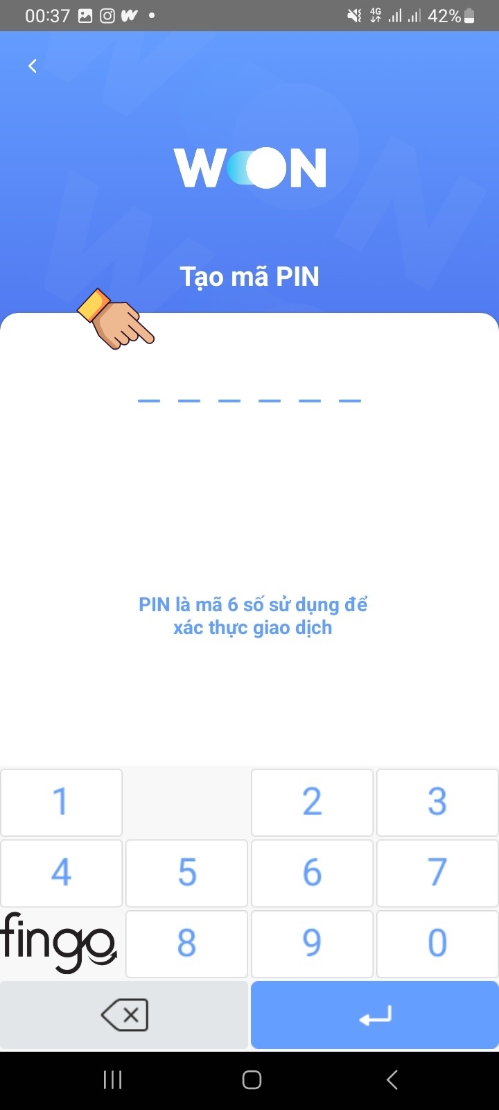 Tạo mã Pin 