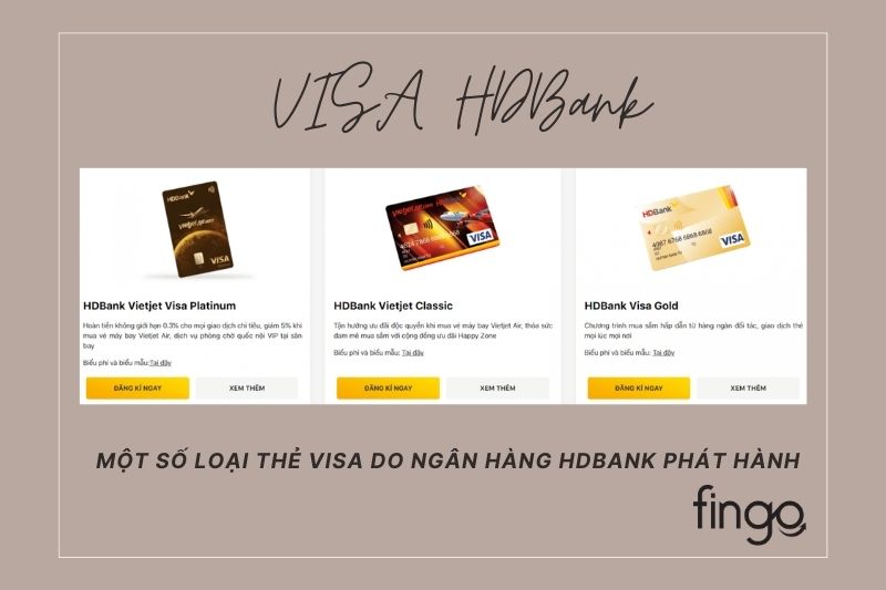 Thẻ Visa HDBank