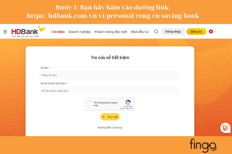 Bấm vào đường link: https://hdbank.com.vn/vi/personal/cong-cu/saving-book
