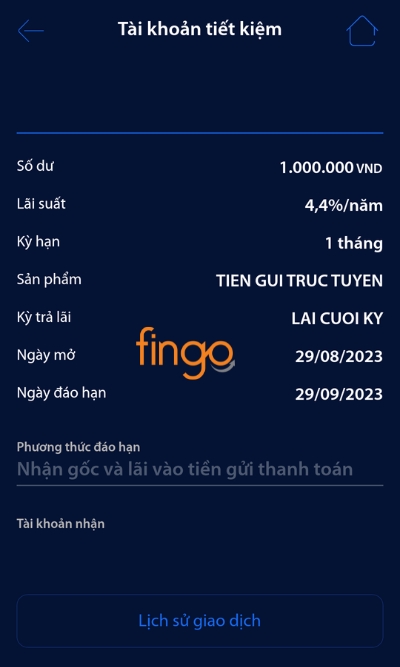 Các thông tin chi tiết lúc này được hiện thị đầy đủ.