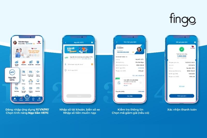 Hướng dẫn cách nạp tiền VETC qua VNPAY