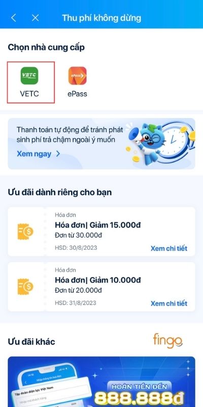 Chọn VETC