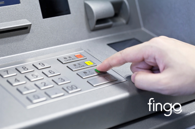 Nhập mã PIN ATM MSB.