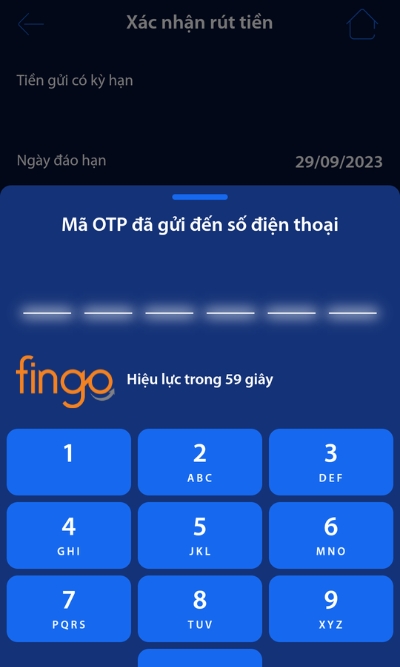 Nhập mã OTP