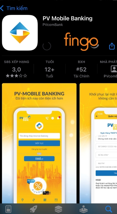 Tải PV Mobile Banking 