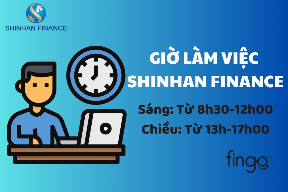 Giờ làm việc Shinhan Finance