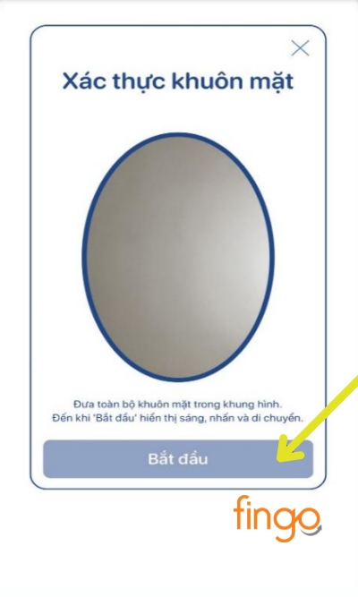 Xác thực khuôn mặt.