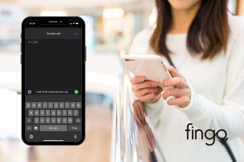 Cách hủy SMS Banking HDBank bằng tin nhắn