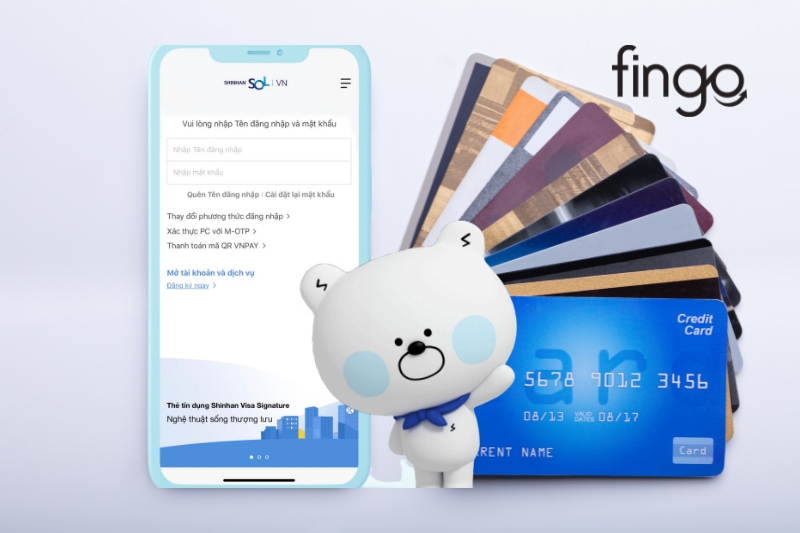 Khóa thẻ tín dụng Shinhan Bank qua ứng dụng SOL