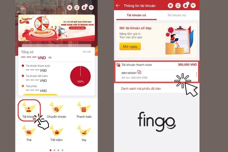 Cách xem lịch sử giao dịch HDBank trên Mobile Banking HDBank