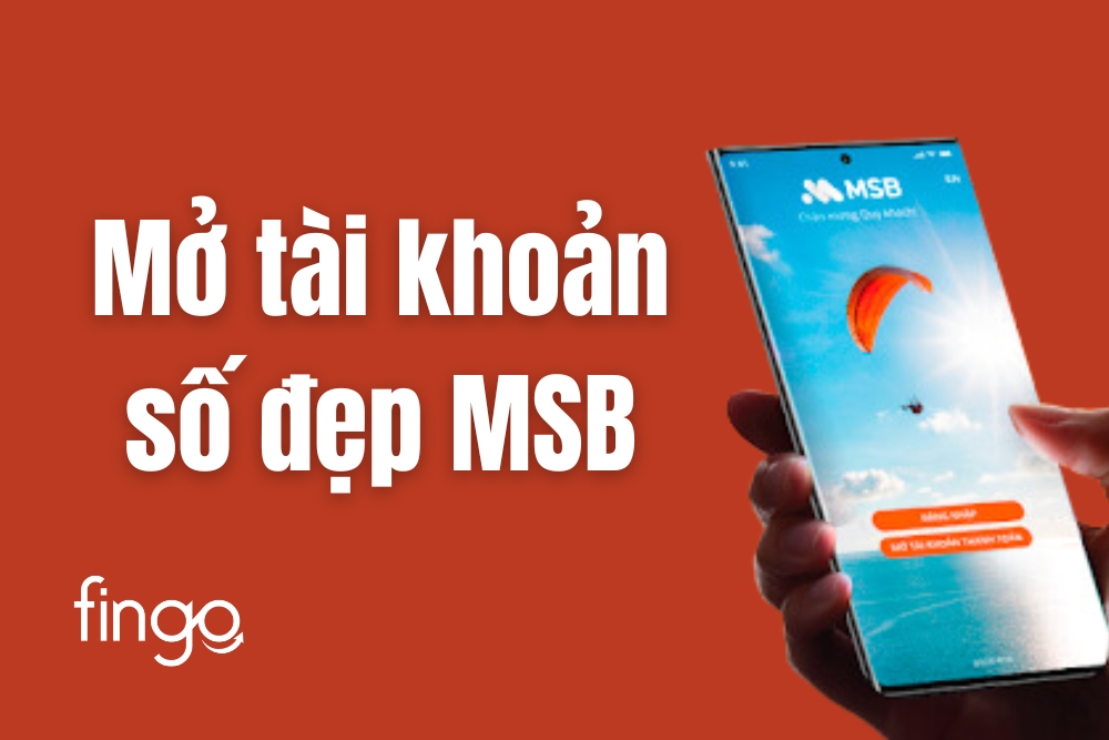 Cách mở tài khoản số đẹp MSB online miễn phí mới nhất