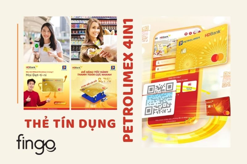 Thẻ tín dụng HDBank Petrolimex 4in1