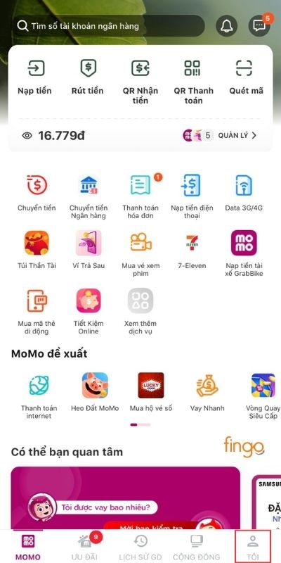 Chọn biểu tượng cá nhân - Tôi