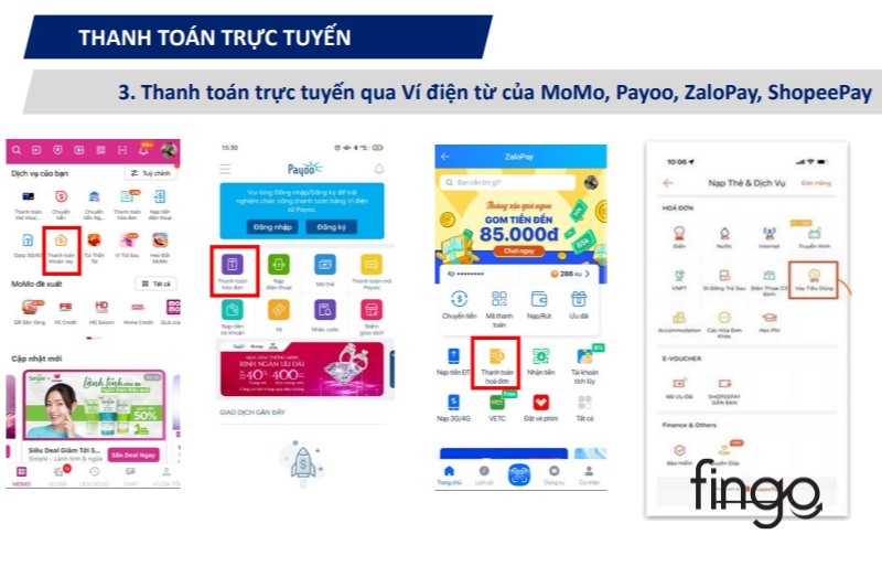 Thanh toán thẻ tín dụng Shinhan Finance qua ví điện tử
