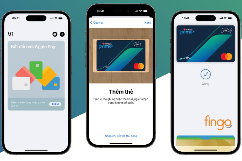 Các bước thêm thẻ VPBank vào Ví Apple Pay