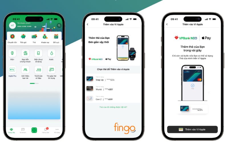 Liên kết thẻ VPBank với Apple Pay ngay trên ứng dụng VPBank NEO
