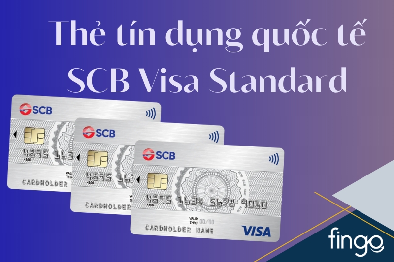 Thẻ tín dụng quốc tế SCB Visa Standard