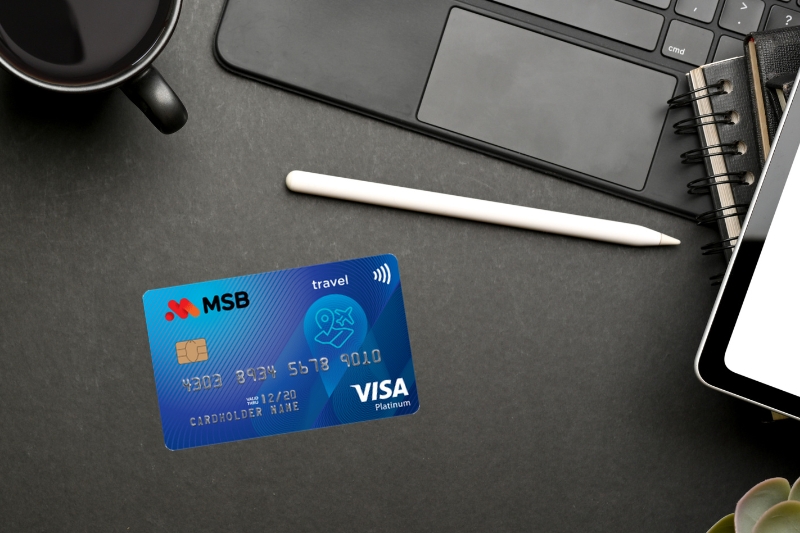 Thẻ tín dụng quốc tế MSB Visa Travel Platinum