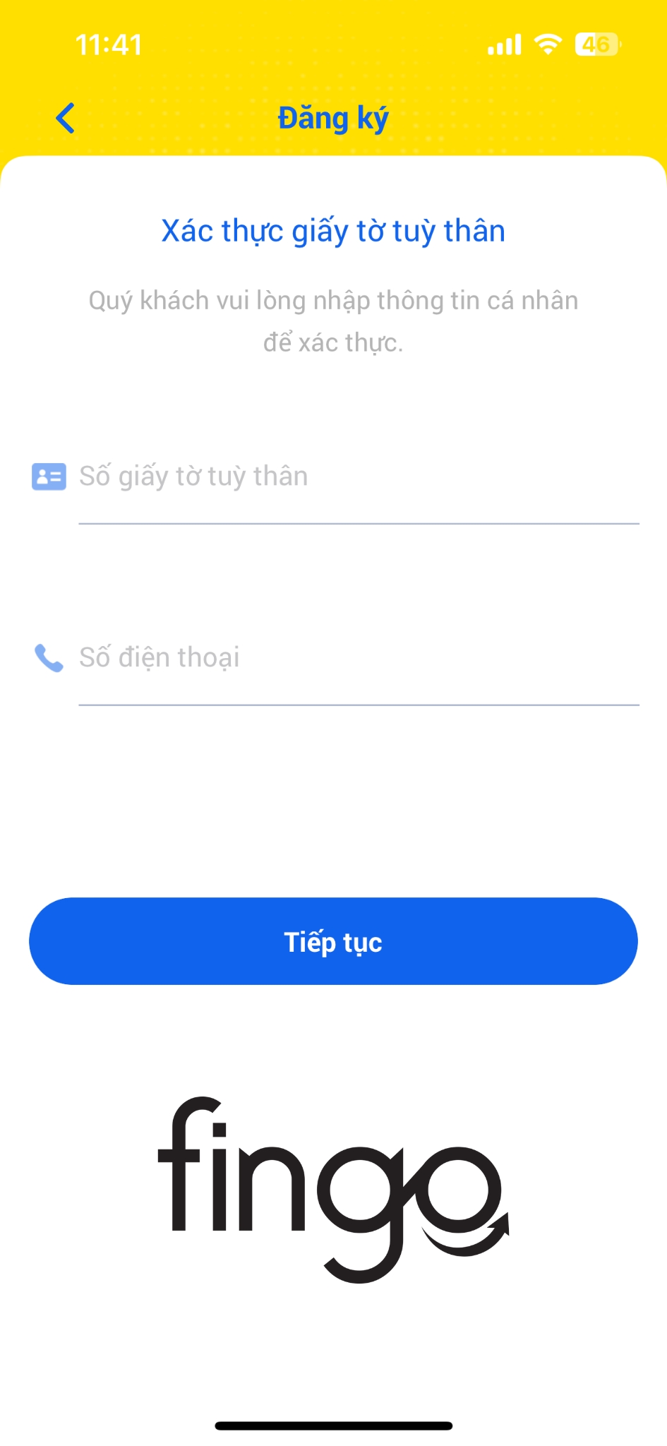 Cách mở tài khoản Nam A Bank online bước 2
