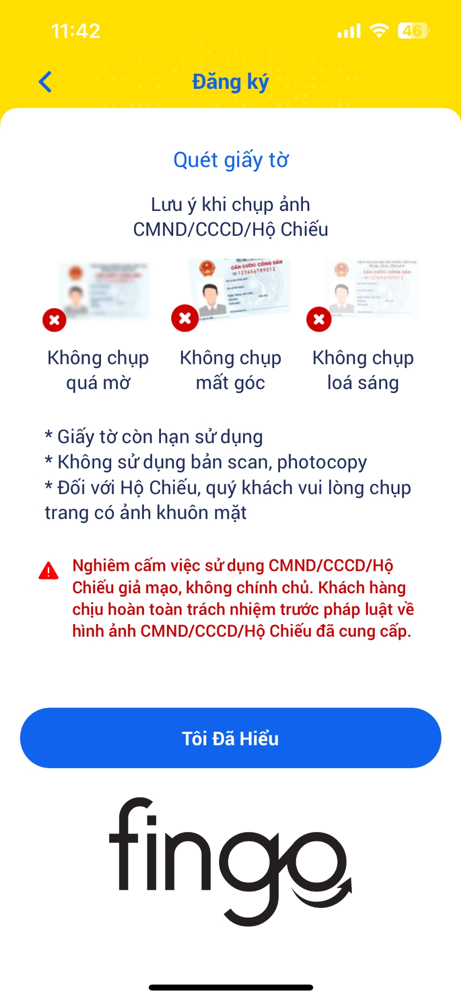 Cách mở tài khoản Nam A Bank online bước 3