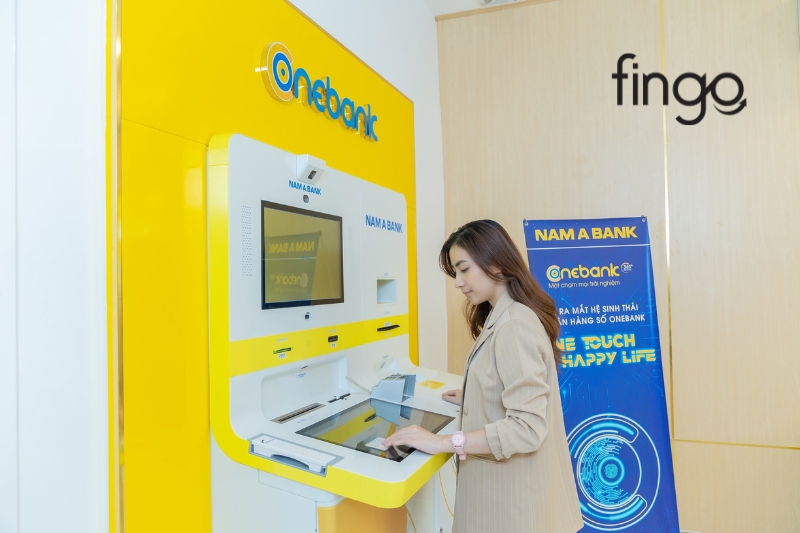 Cách rút tiền ATM Nam A Bank tại Onebank