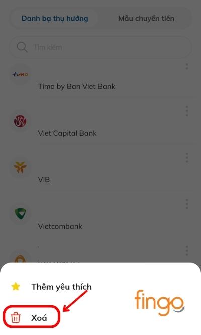 Màn hình lúc này xuất hiện Popup. Chọn Xóa.