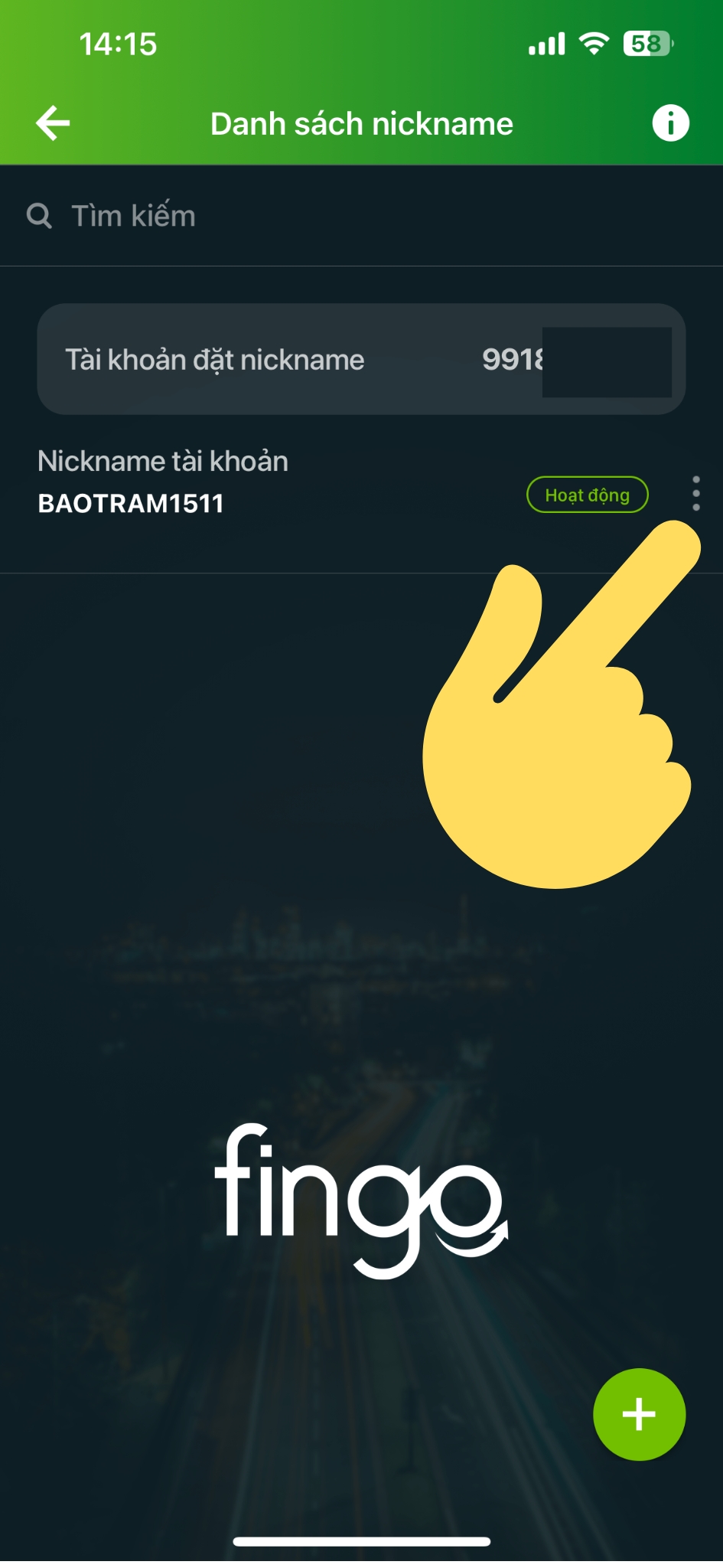 Cách xóa nickname tài khoản Vietcombank