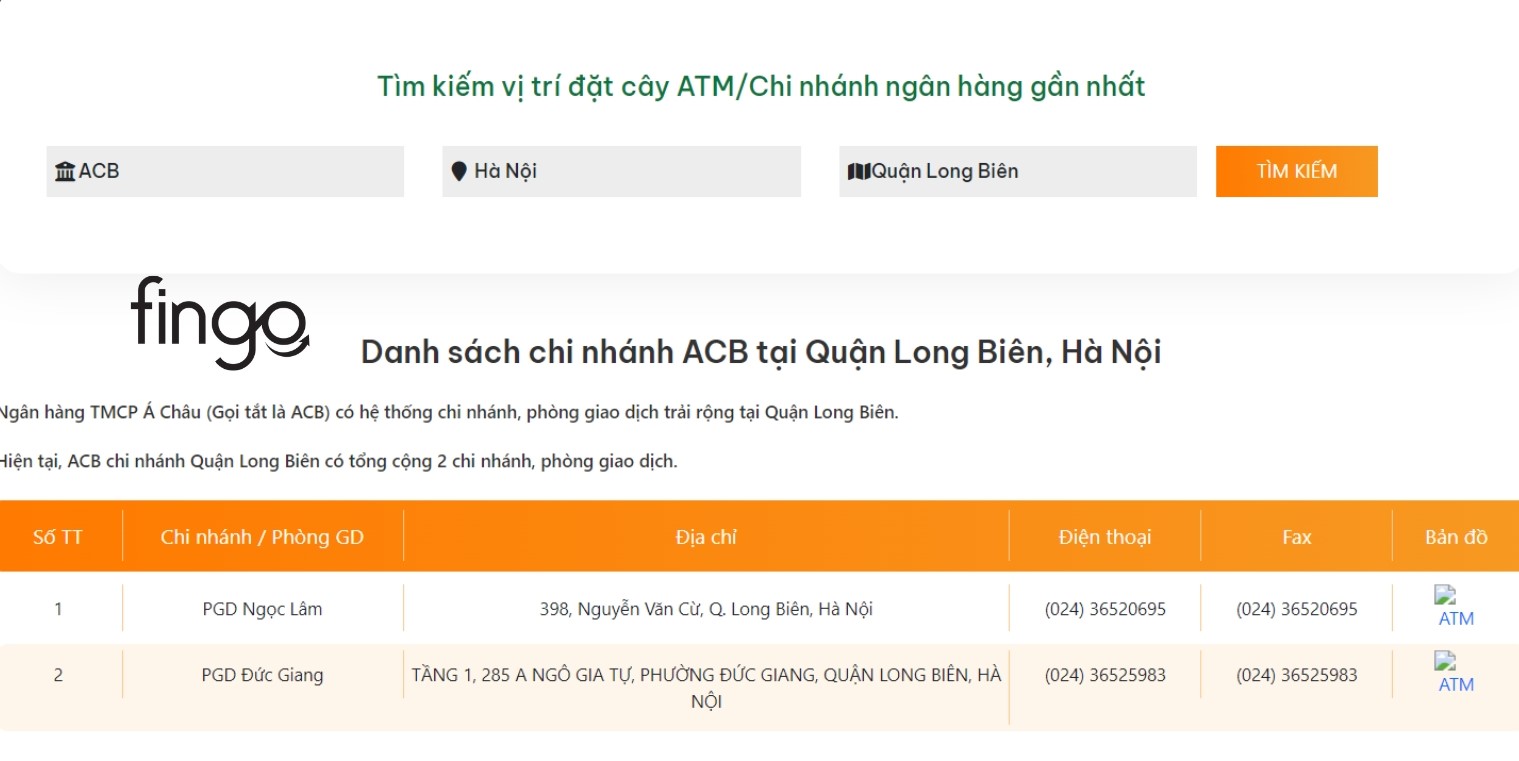 Chọn “Tỉnh/ Thành” và “Quận/Huyện” để tìm số tổng đài chi nhánh mà bạn cần tìm