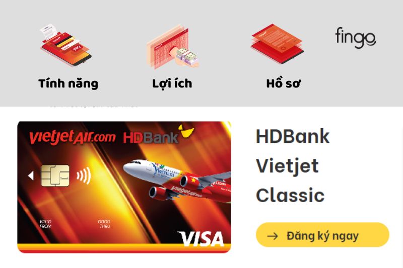 Thẻ tín dụng HDBank Vietjet Visa Classic