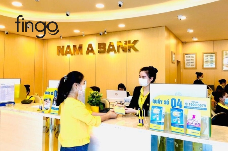 Mở thẻ Napas Nam A Bank tại quầy giao dịch