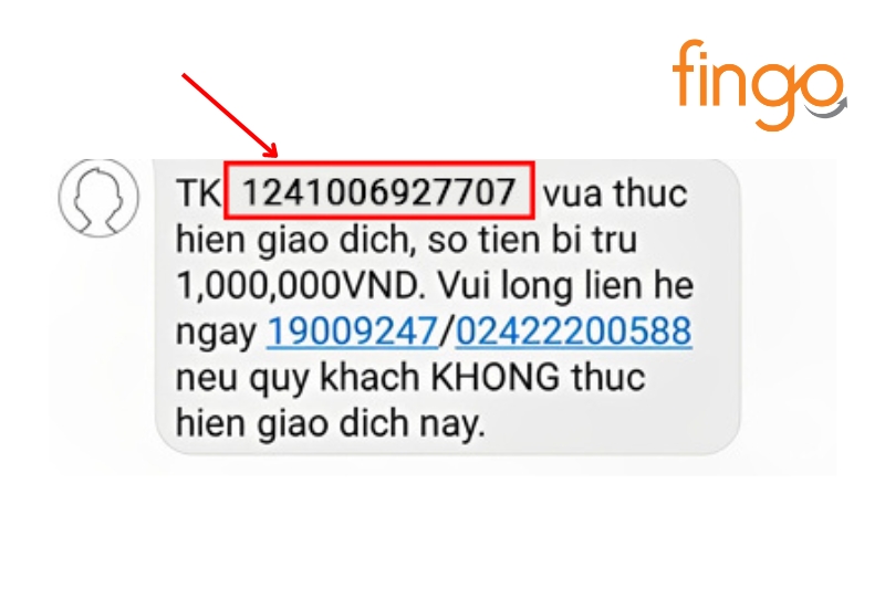Kiểm tra qua tin nhắn SMS Banking