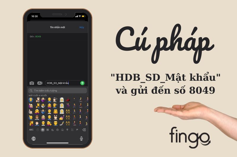 Kiểm tra số dư tài khoản HDBank qua SMS Banking