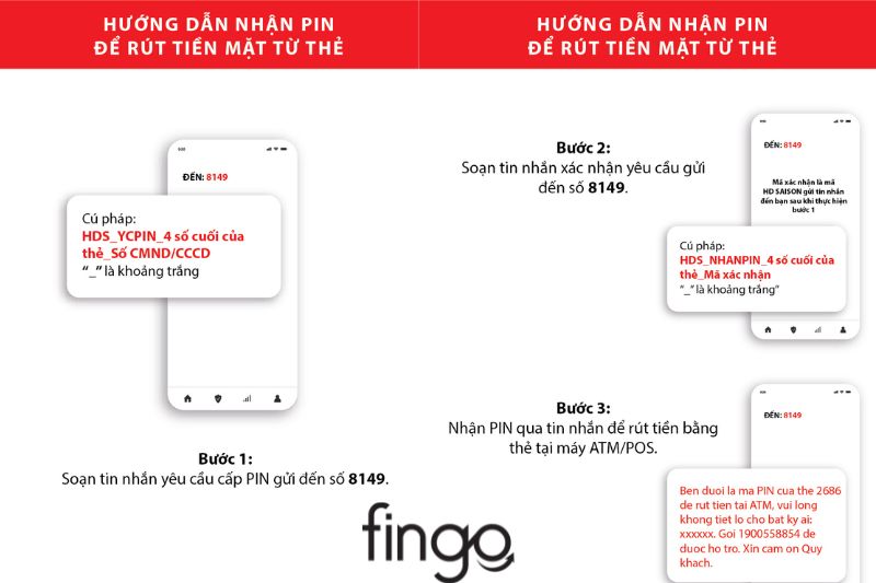 Hướng dẫn nhận PIN để rút tiền mặt từ thẻ tín dụng HD SAISON