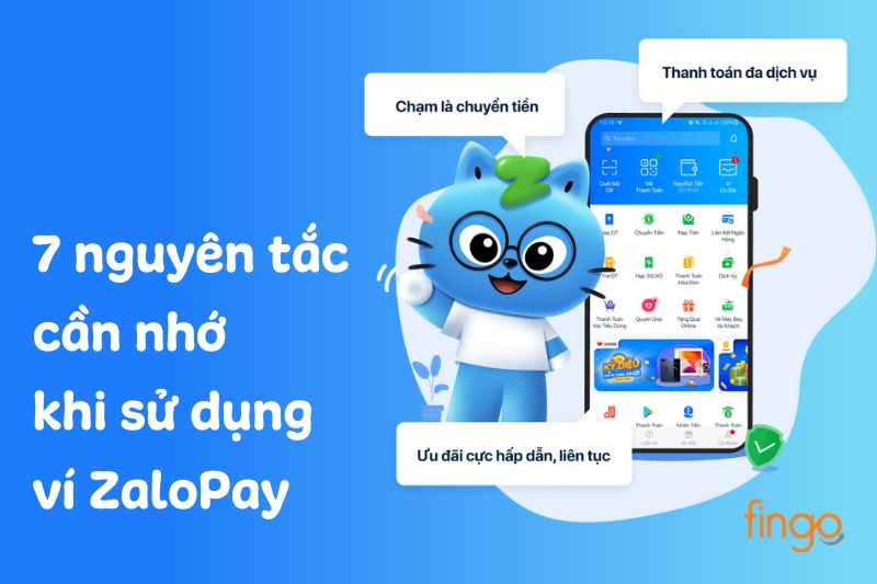 Nguyên tắc bảo mật tài khoản ZaloPay