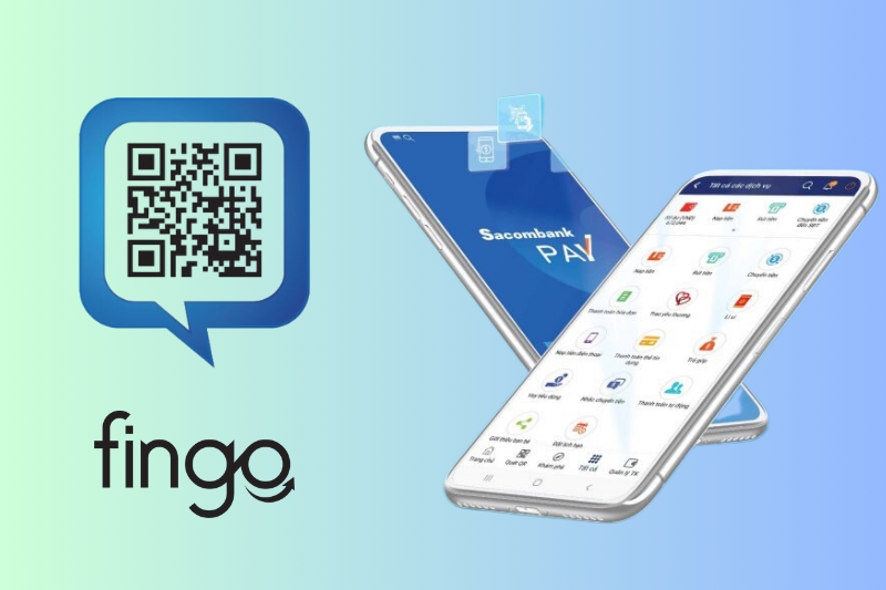 Rút tiền Sacombank bằng mã QR.