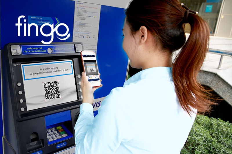 Cách rút tiền ATM Sacombank bằng mã QR.