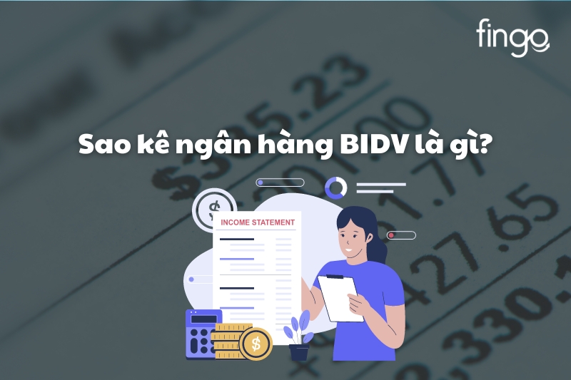 Sao kê ngân hàng BIDV là gì?