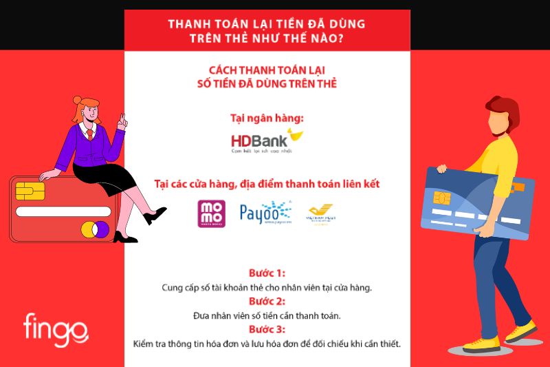 Thanh toán thẻ tín dụng HD SAISON tại các cửa hàng, địa điểm thanh toán liên kết