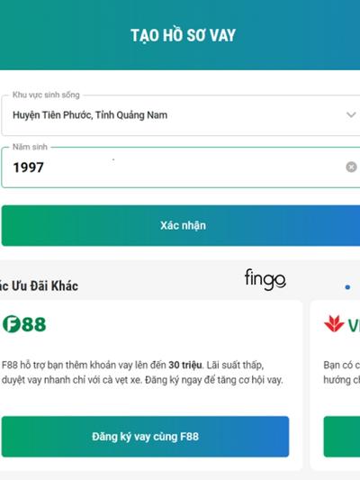 Nhập thông tin cá nhân 