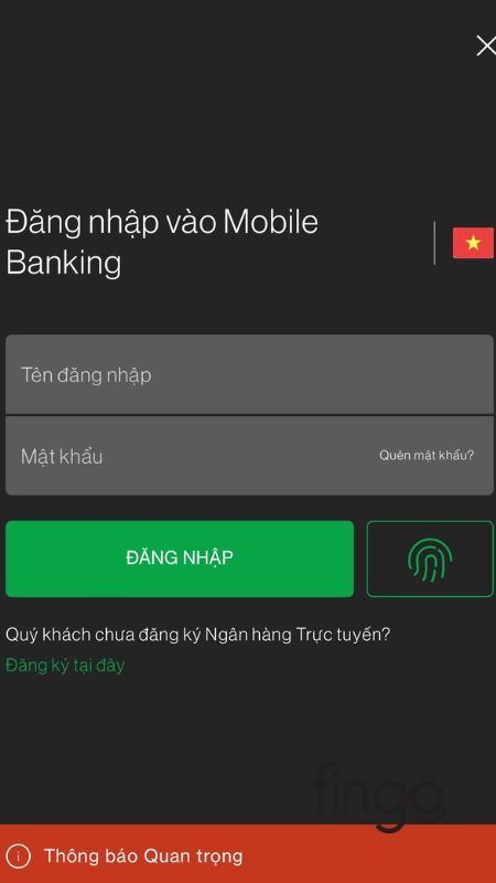 Truy cập vào ứng dụng SC Mobile Việt Nam