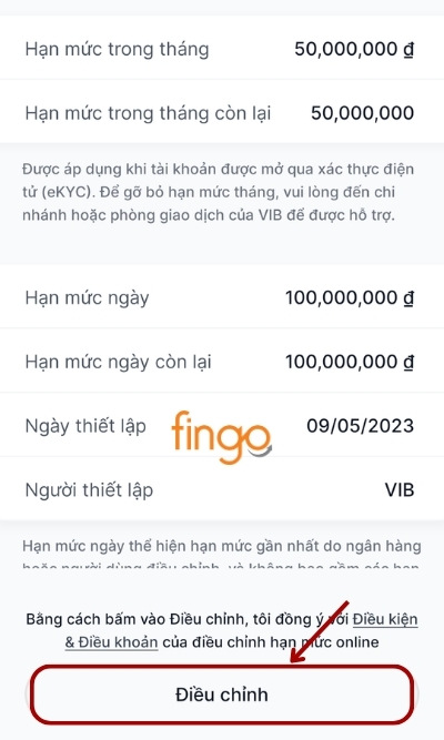 Tại đây, chọn mục Điều chỉnh