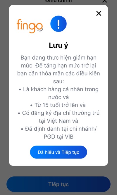 Chọn Tiếp tục