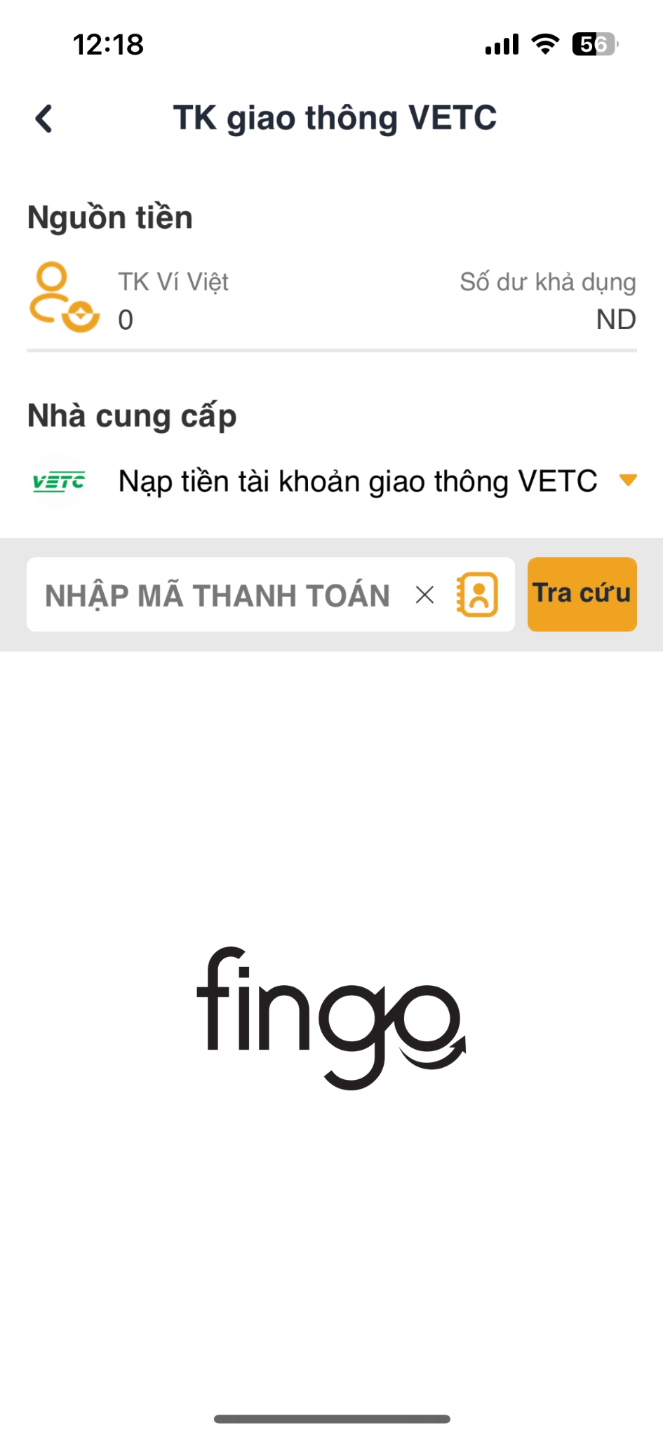 Cách nạp tiền VETC qua LPBank online bước 3