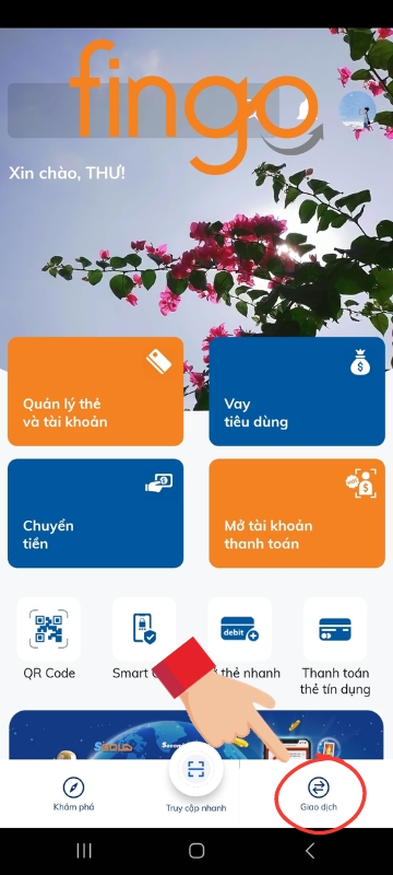 Chọn "Nạp phí VETC/EPASS".