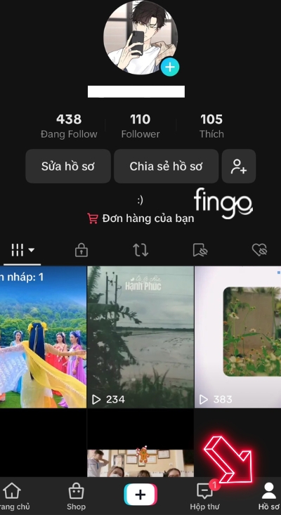 Truy cập vào mục hồ sơ