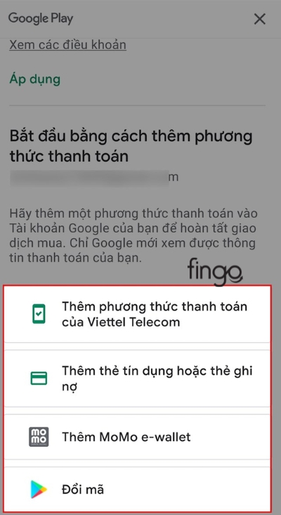 Chọn phương thức thanh toán phù hợp