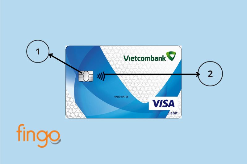 Cách phân biệt thẻ Contactless Vietcombank